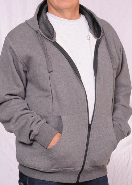 zip up pocket hoodie